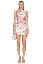 view 1 of 4 Roselle Shift Mini Dress in Whitefloral
