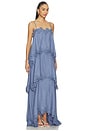view 2 of 3 VESTIDO MIRI in Steelblue