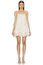 view 1 of 4 Vessia Shift Mini Dress in Cream