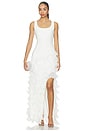 view 1 of 3 Veda Hi-lo Gown in White