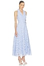 view 2 of 4 Lacy Collared Maxi Dress in Powderblue