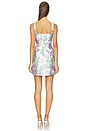 view 3 of 3 Lavina Sqaure Neck Mini Dress in Purple Floral