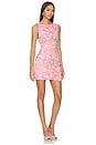view 2 of 4 ROBE COURTE NATHALIE in Pink Floral