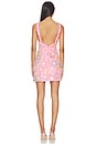view 3 of 4 ROBE COURTE NATHALIE in Pink Floral