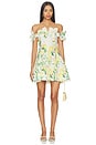 view 1 of 4 Hana Off The Shoulder Mini Dress in Yellow Multi
