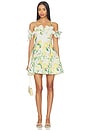 view 2 of 4 Hana Off The Shoulder Mini Dress in Yellow Multi