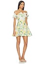 view 3 of 4 Hana Off The Shoulder Mini Dress in Yellow Multi