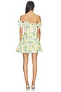 view 4 of 4 Hana Off The Shoulder Mini Dress in Yellow Multi