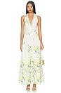 view 1 of 3 Hana Halter Gown in Yellow Multi