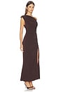 view 2 of 4 MAXIVESTIDO SIMONE in Chocolate Brown