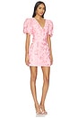 view 2 of 4 Monique Puff Sleeve Mini Dress in Pink