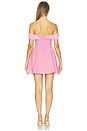 view 3 of 3 Amelina Off The Shoulder Mini Dress in Pink