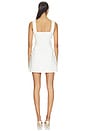 view 3 of 3 Nydia Square Neck Mini Dress in White