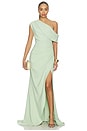 view 1 of 3 VESTIDO LARGO ISADORA in Sage Green