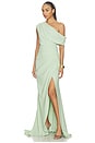 view 2 of 3 VESTIDO LARGO ISADORA in Sage Green