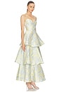 view 2 of 4 ROBE DE SOIRÉE PENELOPE in Yellow & Blue