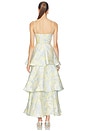 view 3 of 4 ROBE DE SOIRÉE PENELOPE in Yellow & Blue