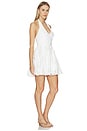 view 2 of 3 Celine Halter Neck Mini Dress in White