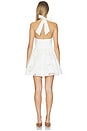 view 3 of 3 Celine Halter Neck Mini Dress in White