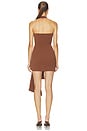 view 4 of 4 Anaya Halter Mini Dress in Mocha Brown