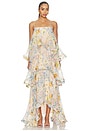 view 1 of 3 VESTIDO ARMANI in Yellow Floral