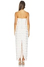 view 4 of 4 ROBE DE SOIRÉE SILVANA in White & Silver