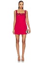 view 1 of 4 Lucetta Shift Mini Dress in Red