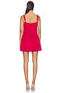 view 3 of 4 Lucetta Shift Mini Dress in Red