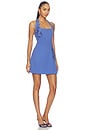 view 2 of 5 Talitha Halter Neck Mini Dress in Cornflower Blue