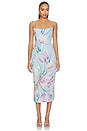 view 2 of 5 Priselle Strapless Midi Dress in Floral Multi