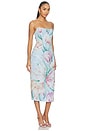 view 3 of 5 Priselle Strapless Midi Dress in Floral Multi