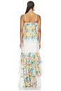 view 4 of 3 Clementina With Ruffle Detailing Maxi Dress in Multi