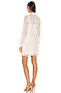 view 4 of 4 Darcie Dress in Monochrome in White