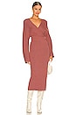 view 1 of 3 VESTIDO PUNTO HALEY in Rosewood