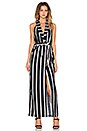 view 1 of 3 Origins Maxi Dress in Monochrome Stripe