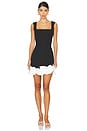 view 1 of 3 x REVOLVE Kennedy Mini Dress in Black & White