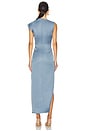 view 3 of 3 MAXIVESTIDO CORALIE in Steel Blue