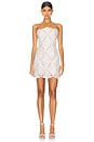 view 1 of 5 Harper Dress in Ivory & Nude