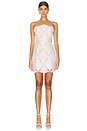 view 2 of 5 Harper Dress in Ivory & Nude