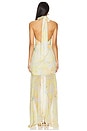 view 3 of 3 Monica Gown in Yellow