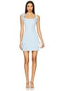 view 1 of 3 Trompe Dress in Powder Blue