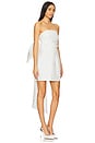 view 3 of 4 Celia Mini Bow Dress in Ivory