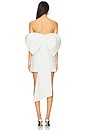 view 4 of 4 Celia Mini Bow Dress in Ivory