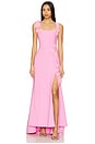 view 1 of 4 Evanora Gown in Pink