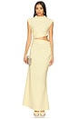 view 1 of 4 Nola Gown in Butter Yellow