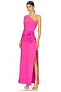 view 3 of 5 Janelle Gown in Fuchsia