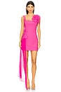 view 1 of 5 Janelle Party Mini Dress in Fuchsia