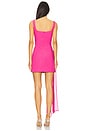 view 4 of 5 Janelle Party Mini Dress in Fuchsia