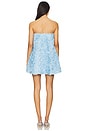view 4 of 5 Kaia Trapeze Mini Dress in Hydrangea