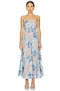 view 1 of 4 Leonie Cocktail Midi Dress in Blue